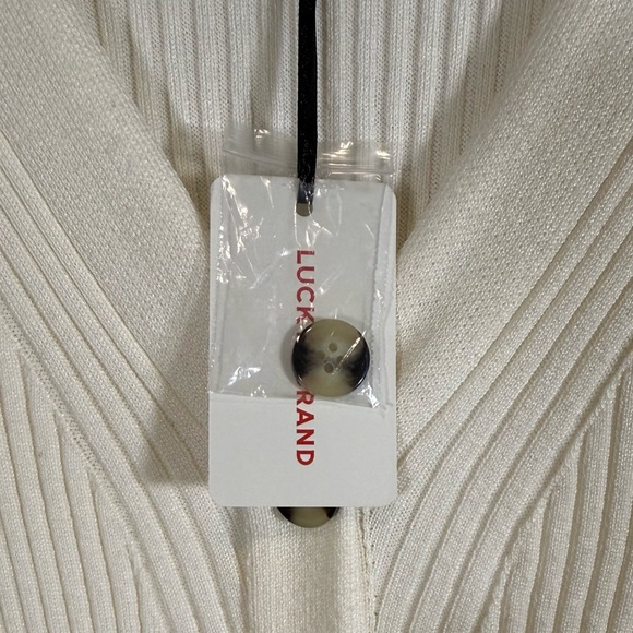 Lucky Brand Ivory knit Long Sleeve Dress - Picture 5 of 7